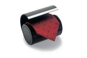 Футляр для галстука Giorgio, черный купить оптом с нанесение логотипа в Санкт-Петербурге