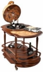 Глобус-бар-столик «Classic» на колесиках, большой